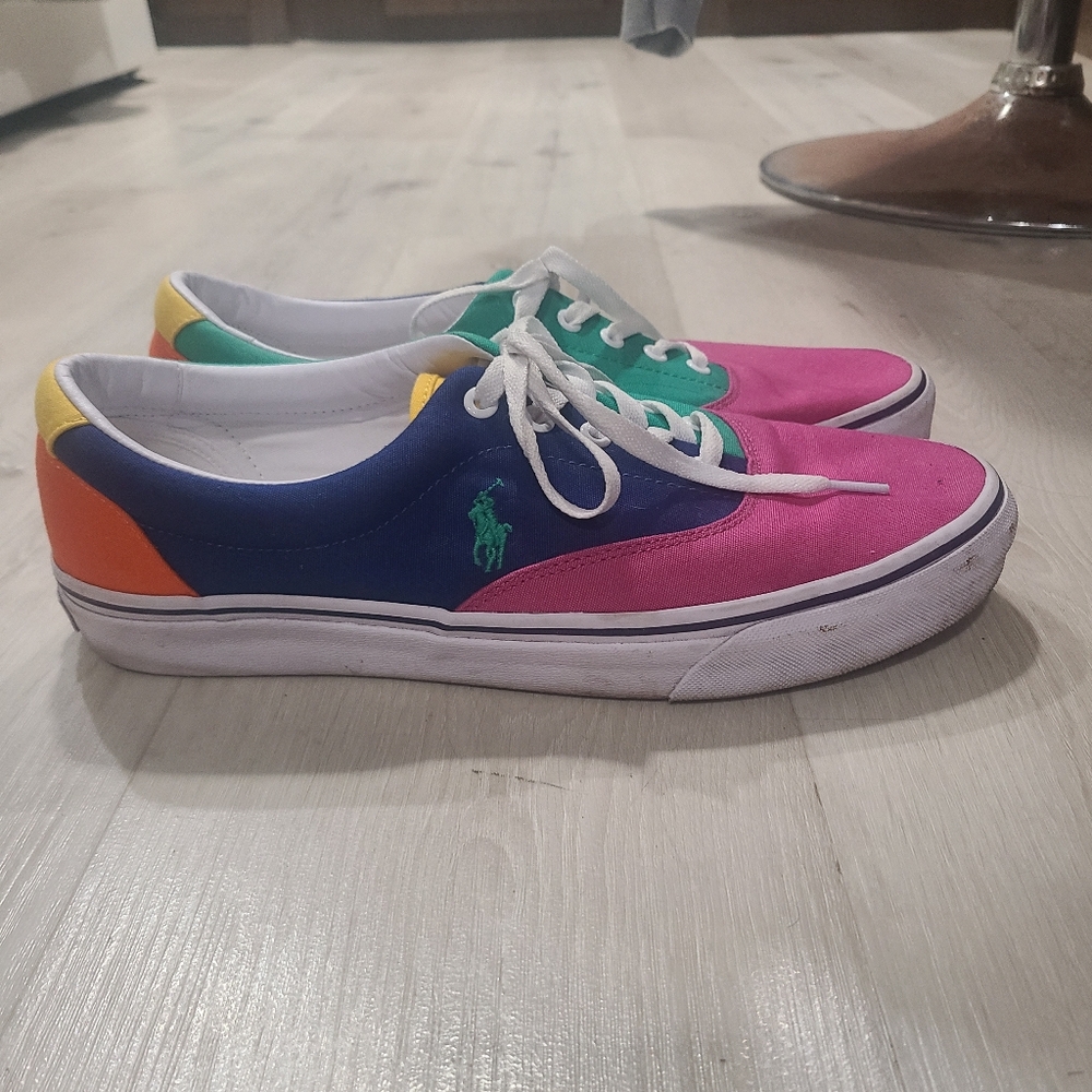 Polo Ralph Lauren Men's Keaton 90s Color-Block Size 11.5 Men's
